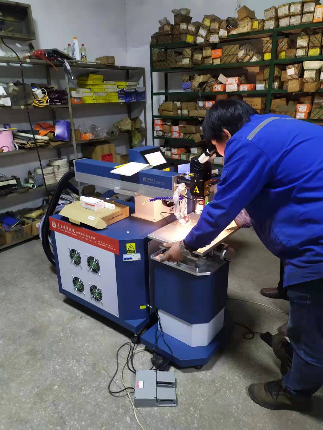 青岛激光焊接机  青岛通用激光 2021年9月25号 